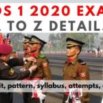 cds 1 2020 exam details