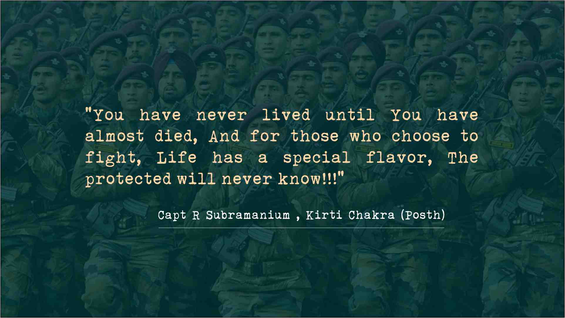 BEST Indian Army Quotes