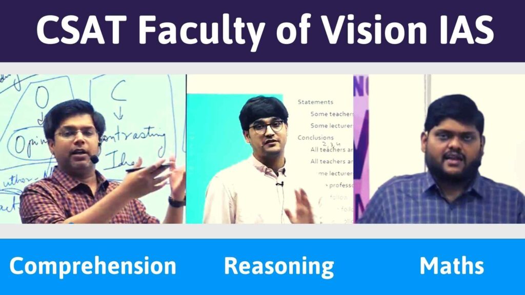 Vision IAS Faculty CSAT